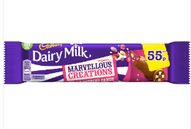 Cadbury Dairy Milk Popping Candy (PM) 24x47g [Regular Stock], Cadbury, Chocolate Bar/Bag- HP Imports