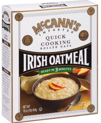 McCann's Quick Cook Irish Oatmeal 12x(16oz) 454gm [Regular Stock], McCann's, Cereal/Breakfast- HP Imports