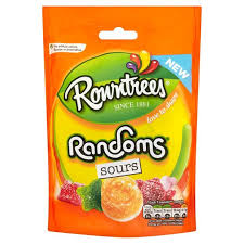 Rowntree's Randoms Sours 32x43g [Regular Stock], Rowntrees, Bagged Candy- HP Imports