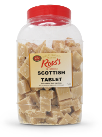 Ross's of Edinburgh Scottish Tablet Jar 2.2kg [Regular Stock], Ross', Bulk Candy- HP Imports