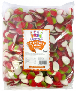 Kingsway Strawberries and Cream 3kg [Regular Stock], Kingsway, Bulk Candy- HP Imports