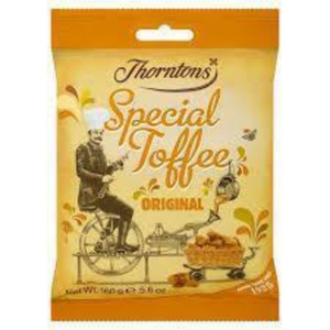 Thornton's Original Toffee Bags (PM) 12x130g [Regular Stock], Thorntons, Bagged Candy- HP Imports