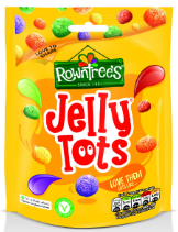 Rowntree's Jelly Tots 10x150g [Regular Stock], Rowntrees, Bagged Candy- HP Imports