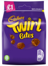 Cadbury Twirl Bites (PM) 10x95g [Regular Stock], Cadbury, Chocolate Bar/Bag- HP Imports