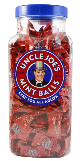 Uncle Joe's Mint Balls Jar 1.4kg [Regular Stock], Uncle Joe's, Bulk Candy- HP Imports