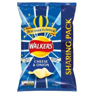 Walker's Cheese & Onion Crisps 6x175g [Regular Stock]