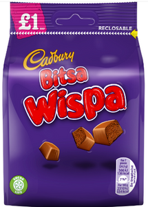 Cadbury Bitsa Wispa Pouch 10x95g [Regular Stock], Cadbury, Chocolate Bar/Bag- HP Imports